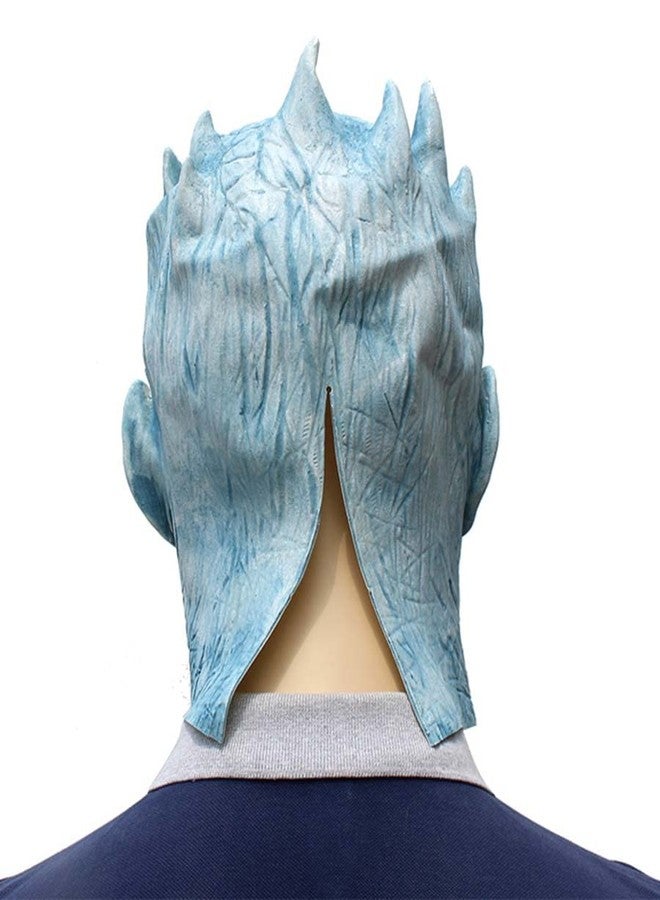 Gorbgle Halloween Novelty Mask Nights King White Walker Costume Mask Party Props Mask Creepy Latex Head Mask for Men - Image 4